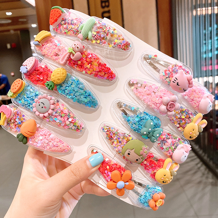 Kẹp Tóc Hình Trái Cây Dễ Thương, Kẹp Bên