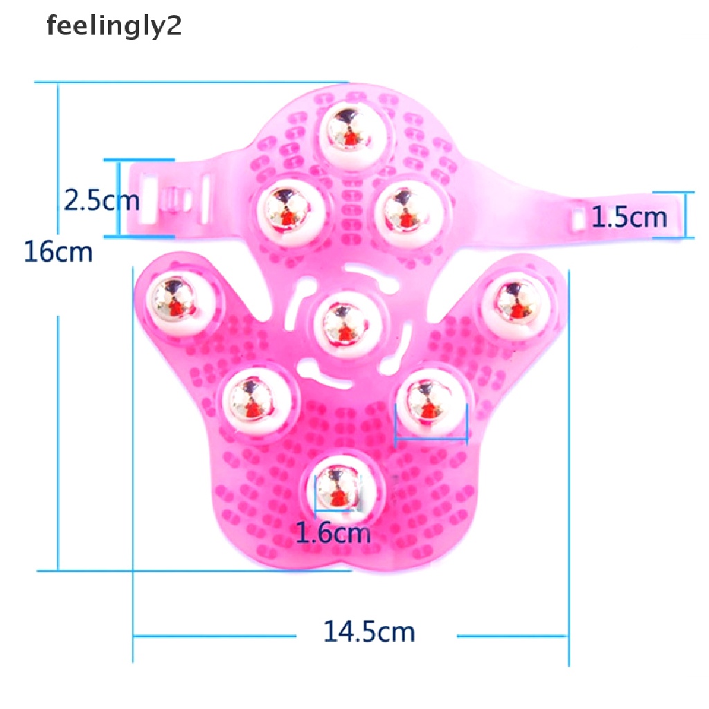 [Hàng mới về] Găng tay mát xa cơ thể 7/ 9 bi lăn làm giảm đau cơ và ngăn ngừa tích tụ mỡ dưới da