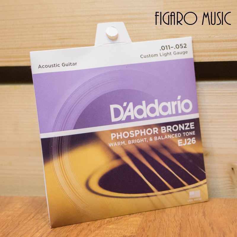 Dây Đàn Guitar Acoustic D 'addario Ej26. 011-052