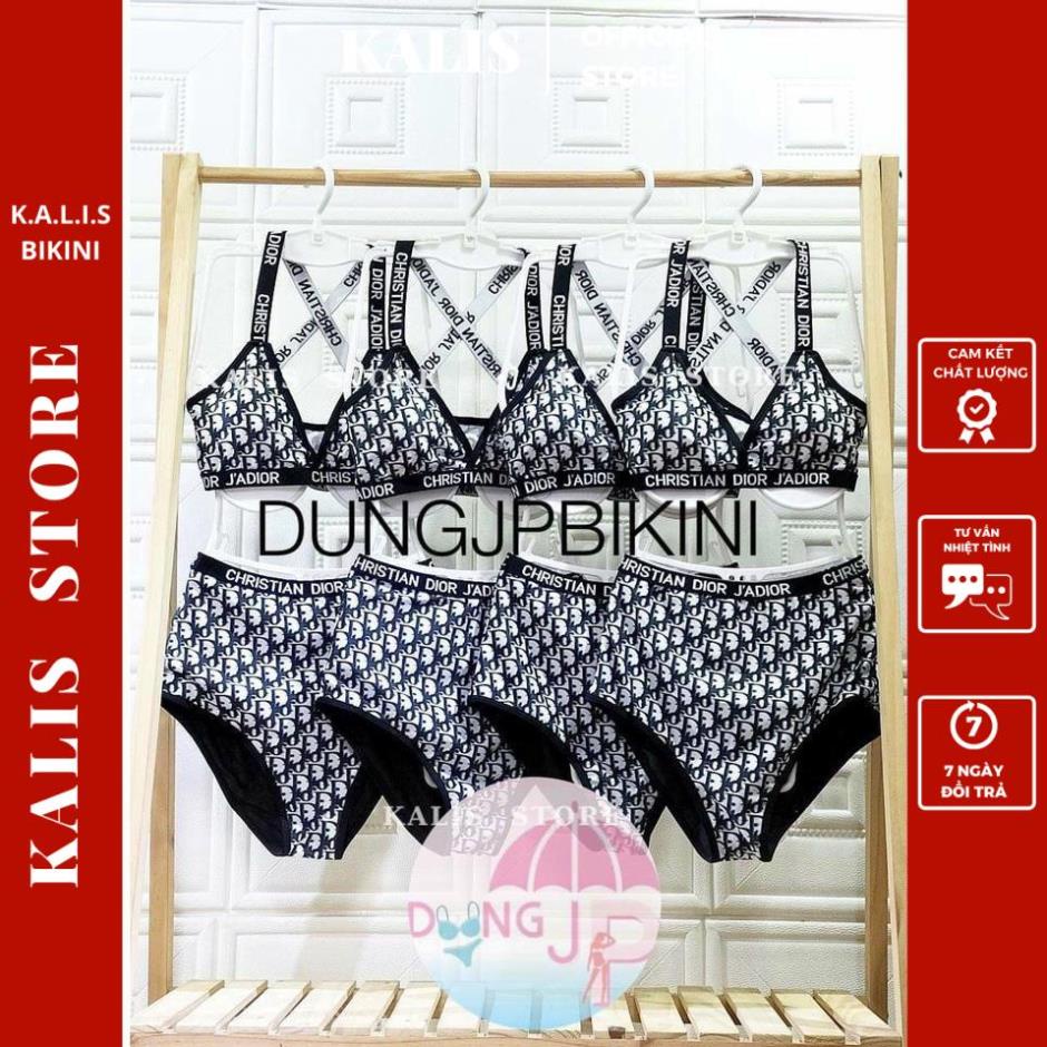 Bikini, Đồ Bơi Đi Biển 2 Mảnh Họa Tiết Dior Sang Chảnh M44 | Kalis Store