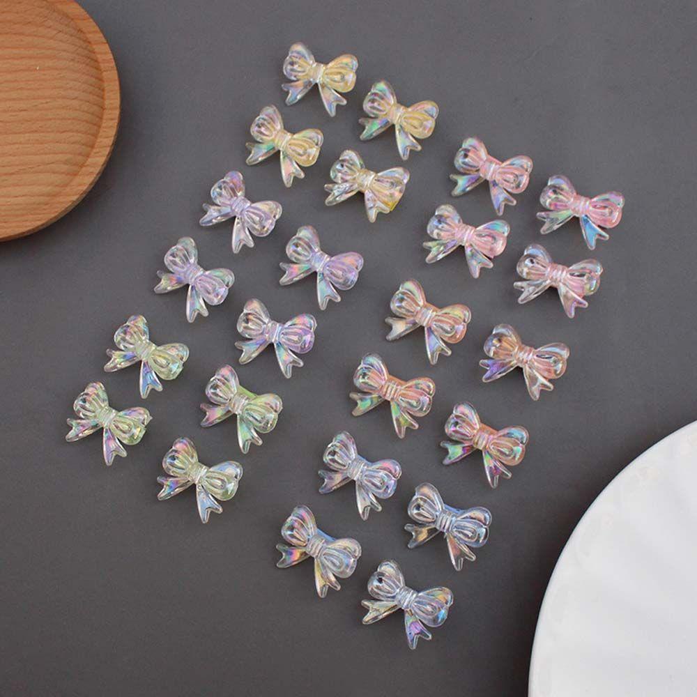 Kẹp Tóc Nơ Mini Bằng Nhựa Trong Suốt Phong Cách Hàn Quốc Cho Bé Gái