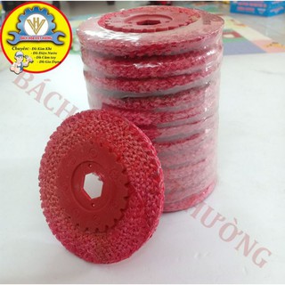 Nỉ đánh bóng inox 100mm (trắng,đỏ,đen,xơ dừa)