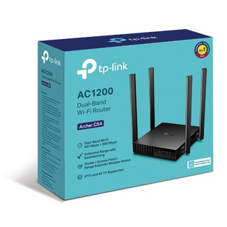 Router wifi băng tần kép AC 1200Mbps Archer C54 TP-Link 841 - Hãng Chính hãnh