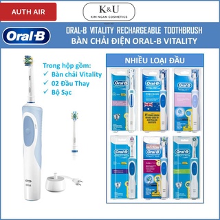 Bàn Chải Đánh Răng Điện Oral-B Vitality - Nhiều loại đầu - Úc