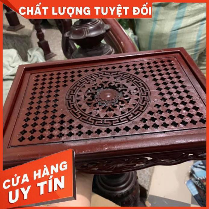 [XẢ KHO+FREE SHIP] Khay trà nhựa giả gỗ có chân