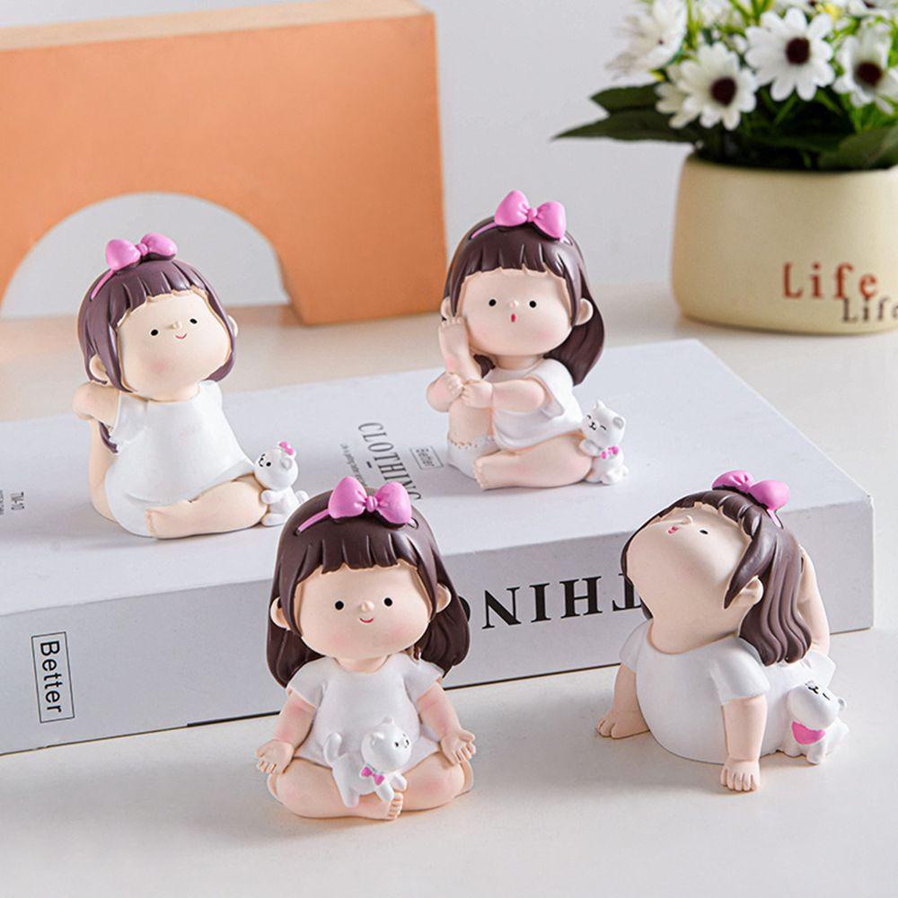 Mô Hình Nhân Vật WTTLE Bằng Nhựa Resin Trang Trí Nhà Cửa / Xe Hơi