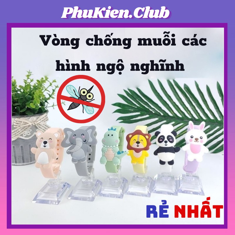 Vòng chống muỗi các hình ngộ nghĩnh cho bé yêu