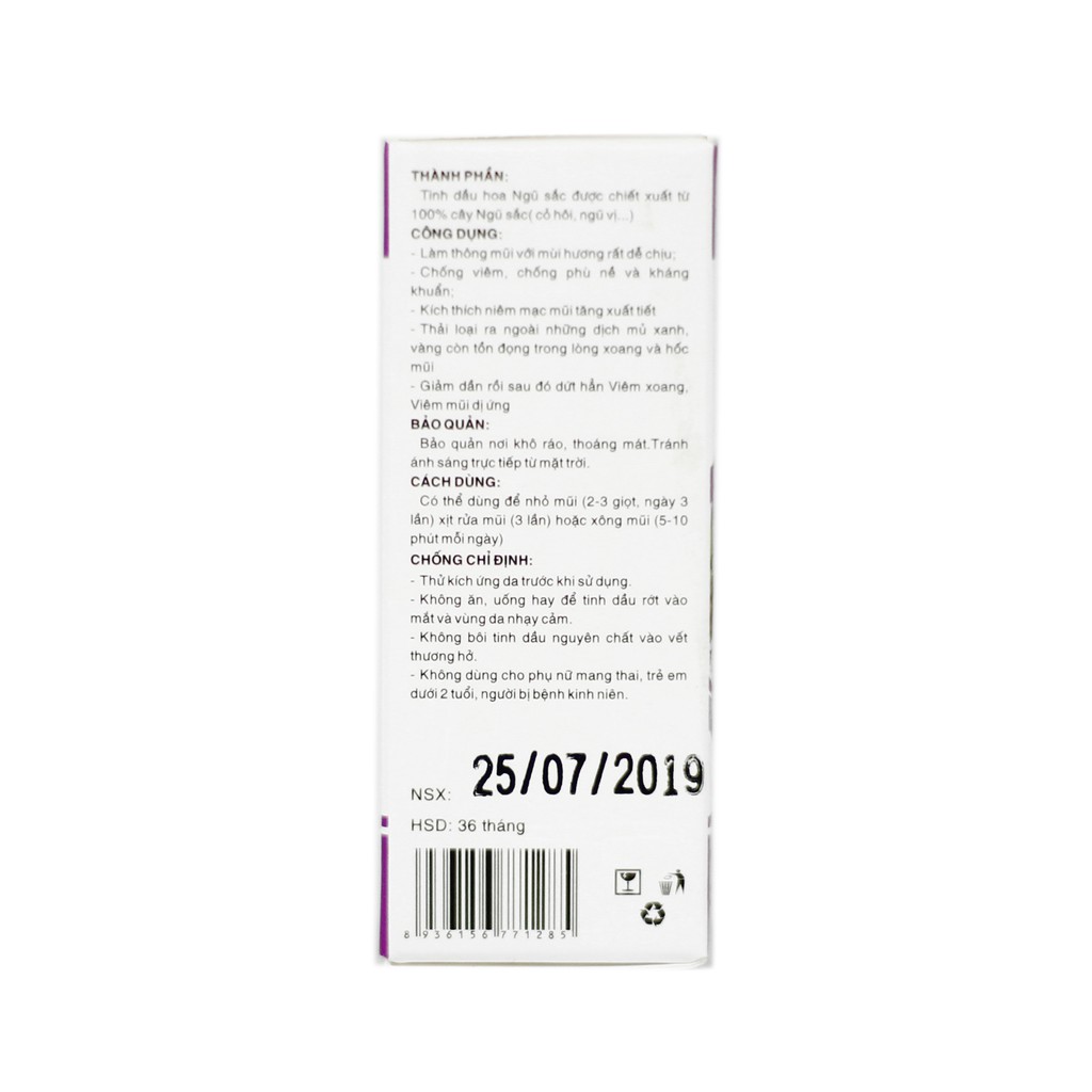 Tinh dầu hoa ngũ sắc Kim Vui 10ml