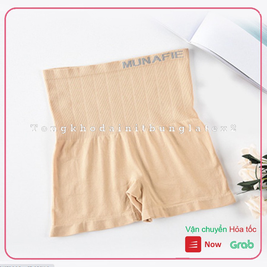 [Mã 12FASHIONSALE1 giảm 10K đơn 50K] Quần đùi mặc váy - Gen bụng xuất Nhật Munafie - Quần gen nịt bụng