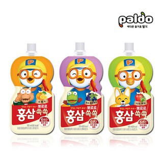 Nước Hồng Sâm Trái Cây Paldo Pororo Hàn Quốc 100ml/gói