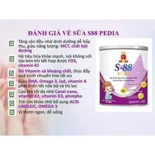 Sữa S88 pedia 900g