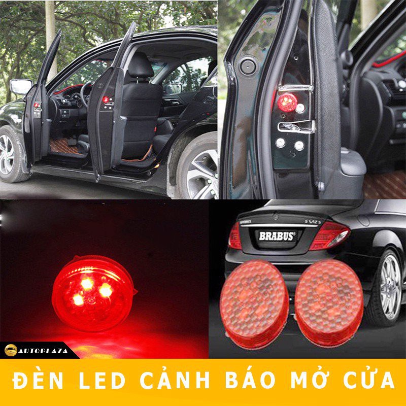 BỘ ĐÈN LED CẢNH BÁO KHI MỞ CỬA Ô TÔ