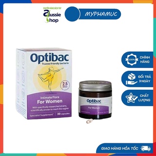 Men vi sinh Optibac cho phụ nữ trị nấm âm đạo, viêm tiết niệu - 30 viên