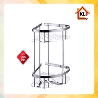 Kệ Góc Đựng Sữa Tắm Dầu Gội Trong Nhà Tắm INOX 304 KE1502-2 2 Tầng