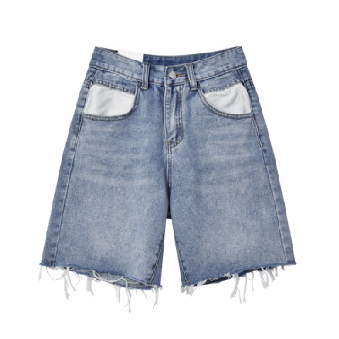 Quần đùi denim phong cách Hàn Quốc cá tính cho nữ | BigBuy360 - bigbuy360.vn
