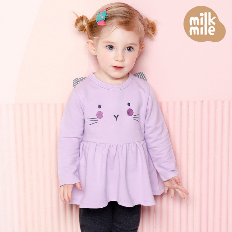 Bộ nỉ da cá mỏng mèo tím Milk mile | BigBuy360 - bigbuy360.vn