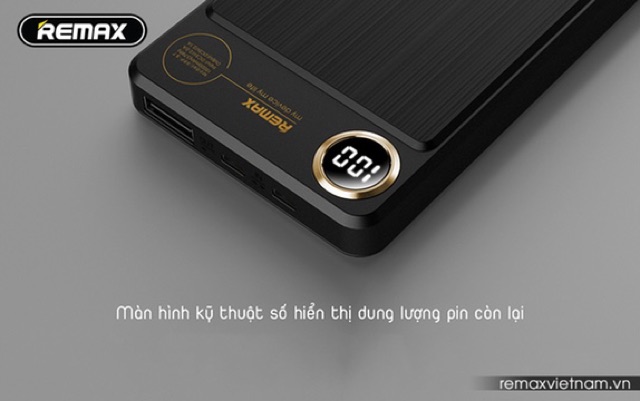 Pin sạc dự phòng 10.000mAh Remax RPP-87. Bảo hành chính hãng.