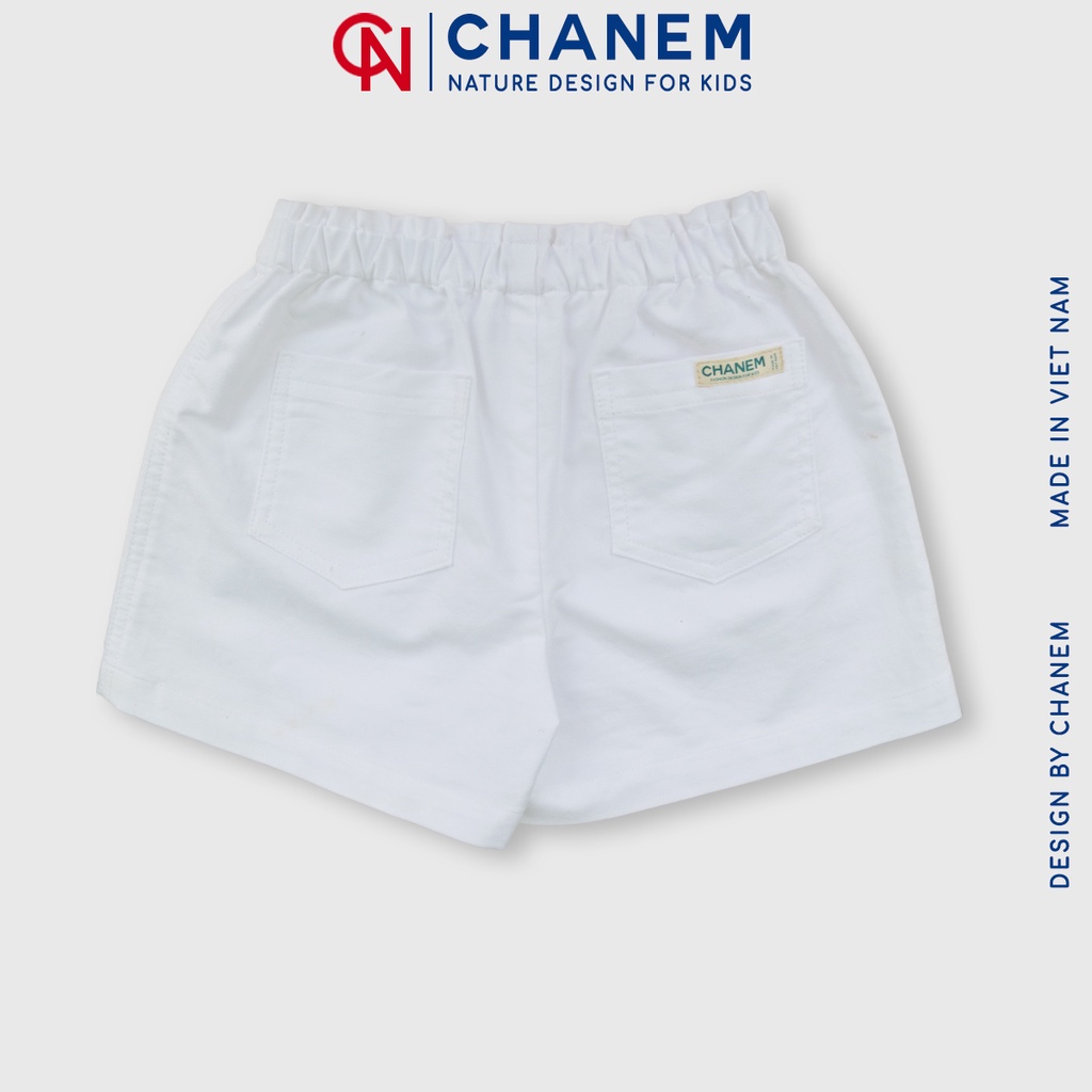 Quần Jean trắng NALA CHANEM cạp chun bèo điệu đà có 2 túi hậu (Size 1-10 tuổi) - Fashion Design For Kids