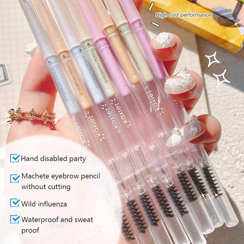 Chì kẻ mày SUAKE 4 màu lâu trôi đầu kép 0.1g