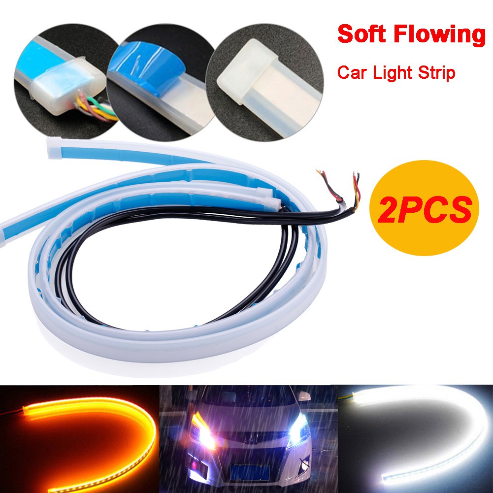 Bộ 2 Dây Đèn Led 30/45/60cm Cho Xe Hơi