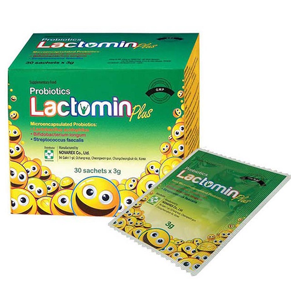 Men vi sinh Probiotics Lactomin Plus hộp 30 gói