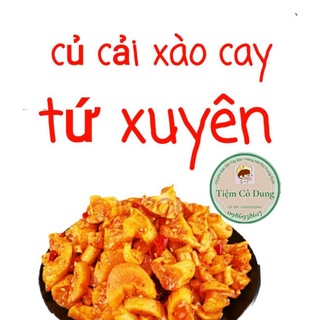 Củ cải xào cay 500g_củ cải muối trung quốc