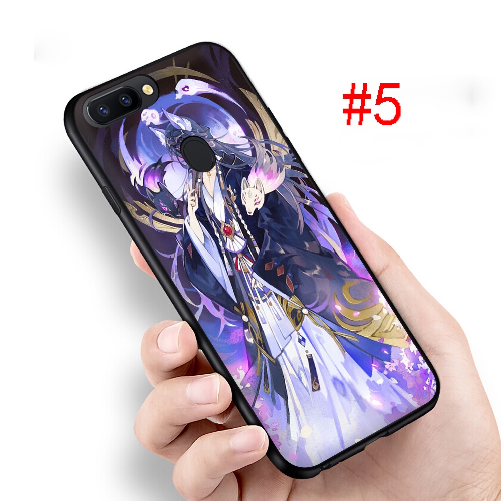 Ốp Lưng Silicone Hình Onmyoji Cho Oppo F11 R9 R9s A1k R15 R17 Pro A5 A9 2020