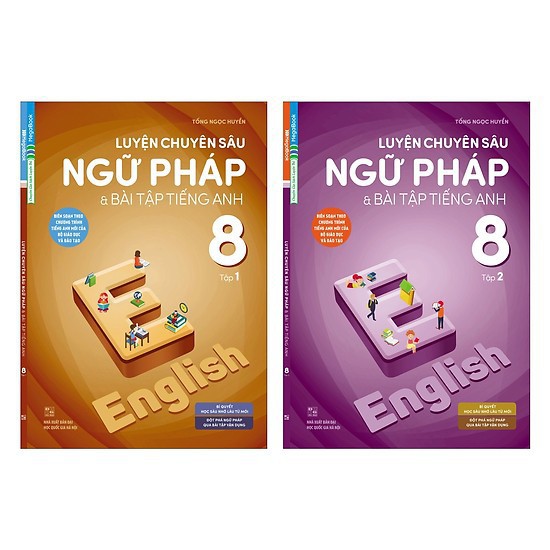 Sách - Combo Luyện Chuyên Sâu Ngữ Pháp Và Bài Tập Tiếng Anh 8 (Chương Trình Mới)