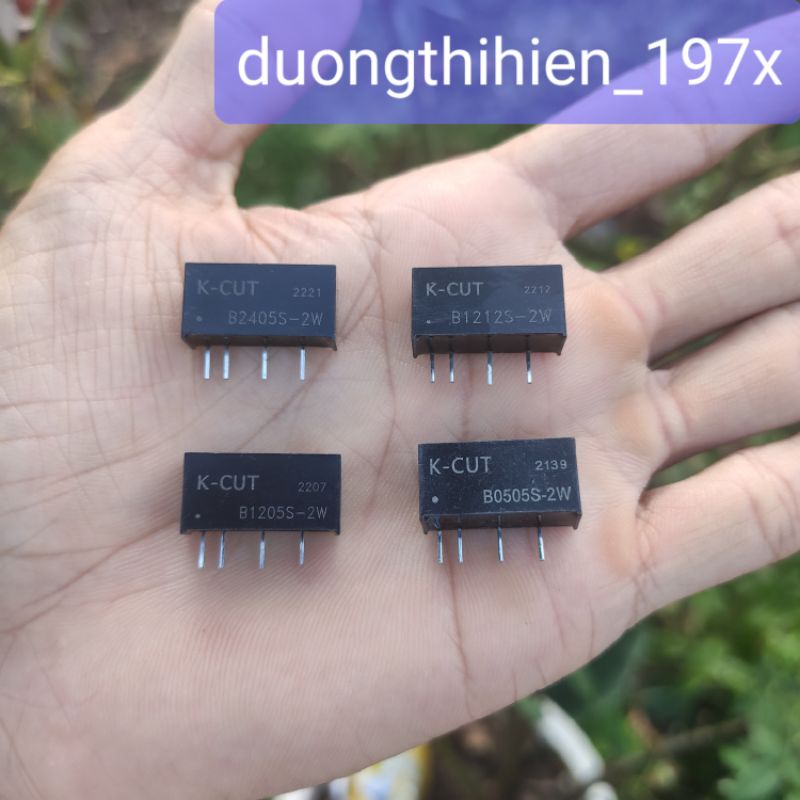 IC cách ly nguồn 2W B0505S, B0512S, B0524S, B1205S, B1212S, B1224S, B1512S, B2405S, B2412S, B2424S. Module cách li nguồn