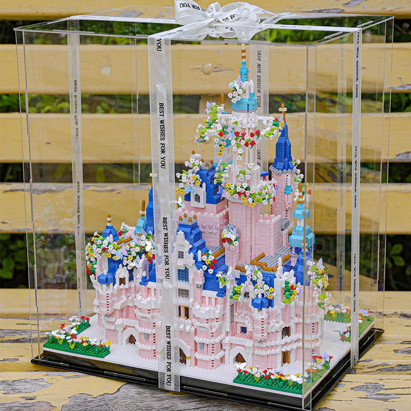 Tương thích Lego mini  Khu nhà  sân vườn Disney Lâu đài  tập hợp Đồ chơi Quà tặng