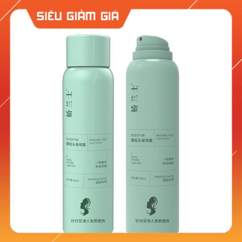 Dầu gội khô dạng xịt Spes, dầu gội đầu khô nữ không bết dính phồng tóc nội địa