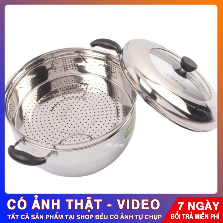 Nồi hấp ⭐️ CHÍNH HÃNG ⭐️Nồi hấp Hàn Quốc steam cooker đa năng thiết kế bằng inox cao cấp dùng cho mọi loại bếp