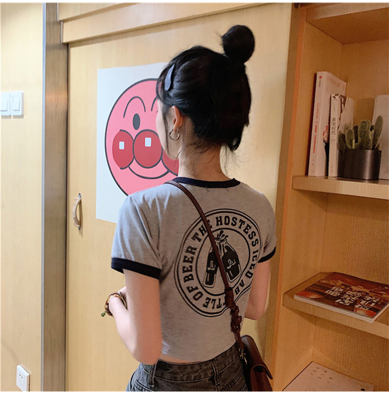 SUXI Áo Thun Nữ Ngắn Tay Nhiều Màu