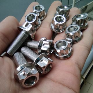 Ốc inox salaya Thái - 10li25 - gắn pát heo trước Ya