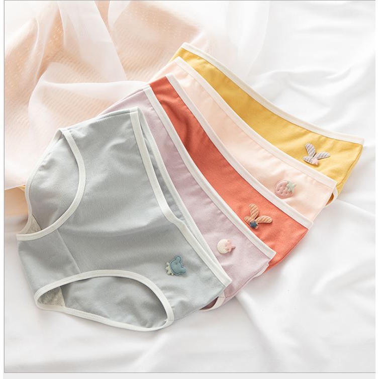 [HOT TREND] SET 5 quần lót nữ sắc màu dễ thương mới nhất 2021 [S5SM]