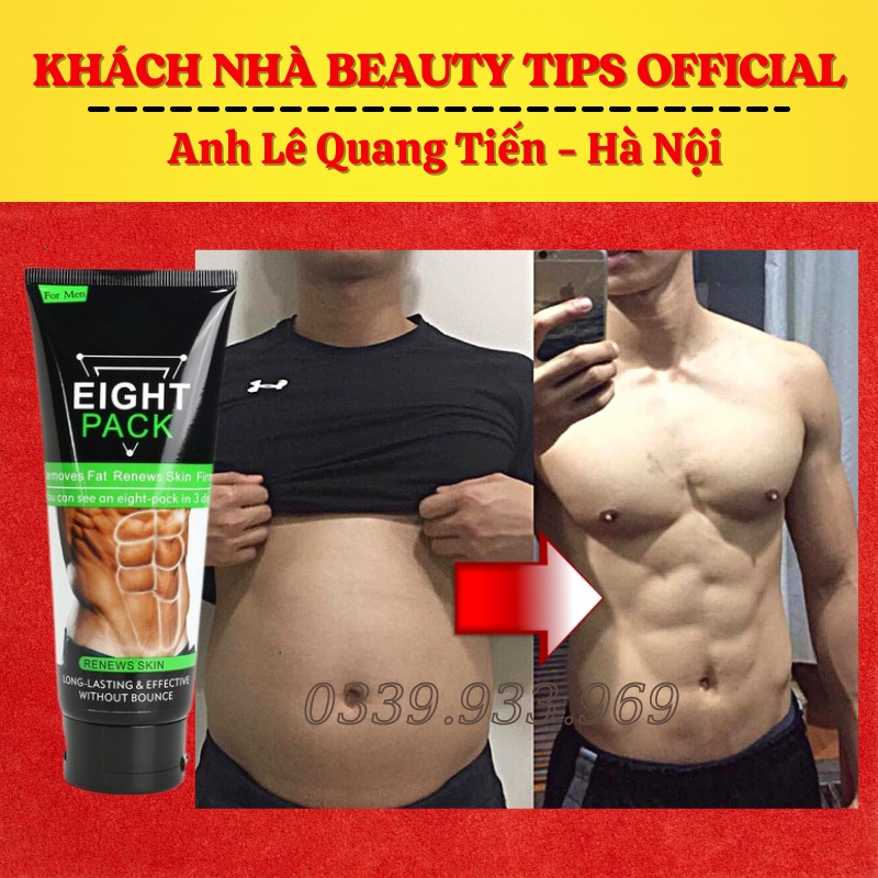 Kem Tan Mỡ - Tăng Cơ Bụng Eight Pack Aichun Beauty 170g