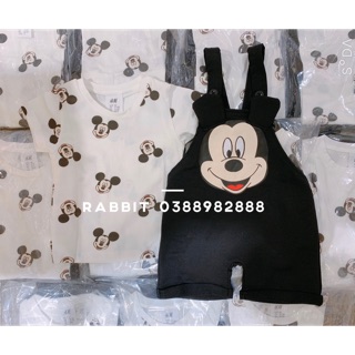 Set áo kèm yếm Mickey HM