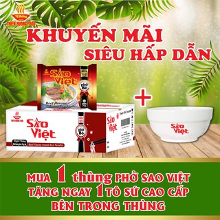 Phở Bò Sao Việt 70g thùng 18 gói