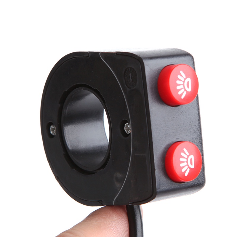 Công Tắc Đèn Pha Xuyên Sương Mù Gắn Tay Lái Xe Máy/Xe Đạp Địa Hình 7/8''