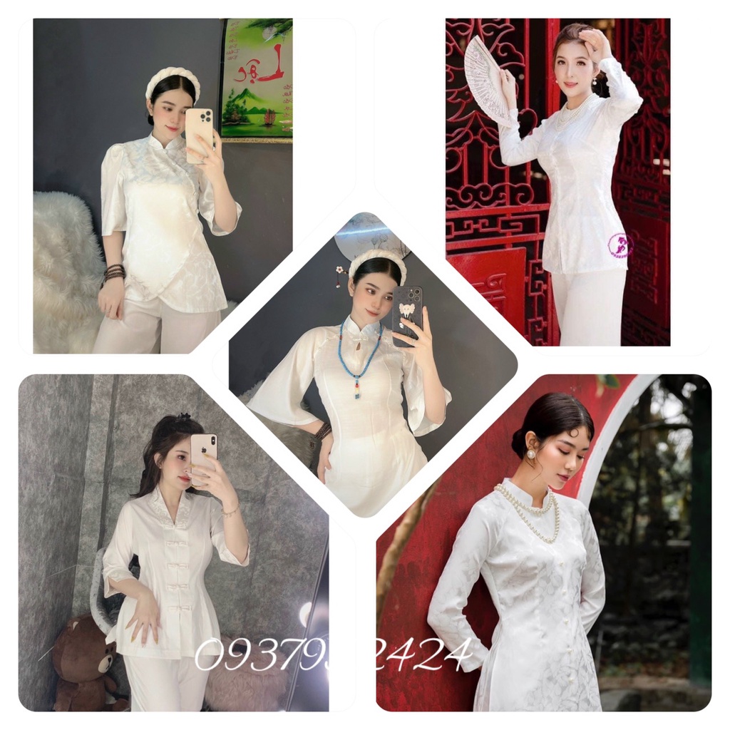 Đồ Lam Đi Chùa #Mẫu Đồ Lam Hầu Đồng# Quần Áo Nữ