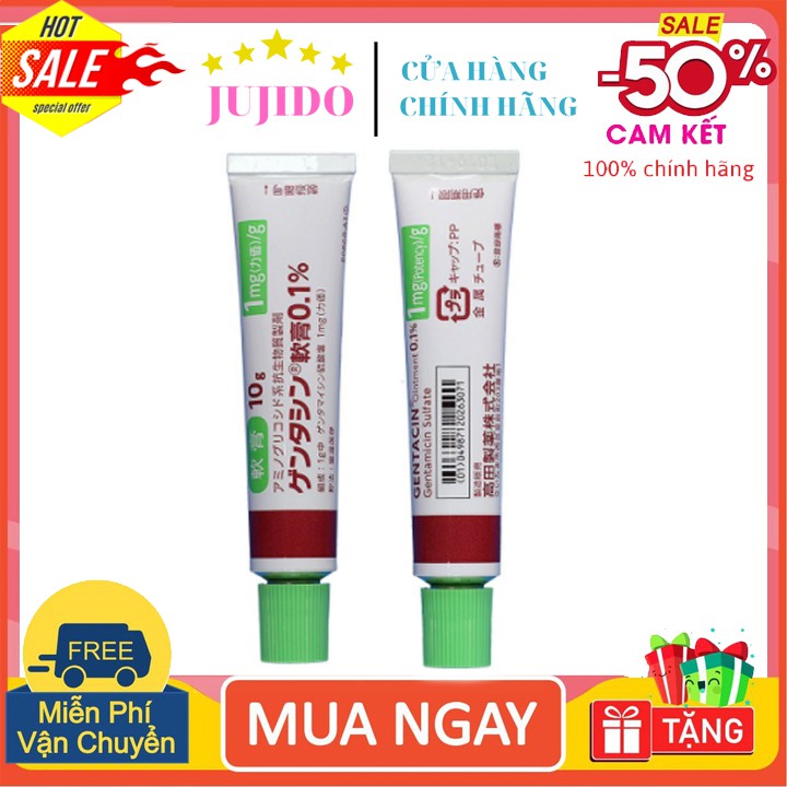 Kem Mờ Sẹo Gentacin Của Nhật Bản 10gr Làm Mờ Vết Sẹo, Giảm Thâm, Ngăn Ngừa Mụn