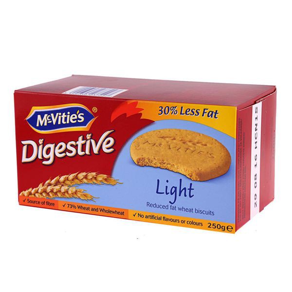 Bánh quy lúa mì nguyên cám Mc Vitie's Digestive light 250g