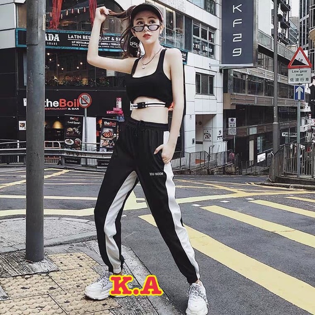 Quần jogger youboom unisex nam nữ chất cực đẹp | BigBuy360 - bigbuy360.vn