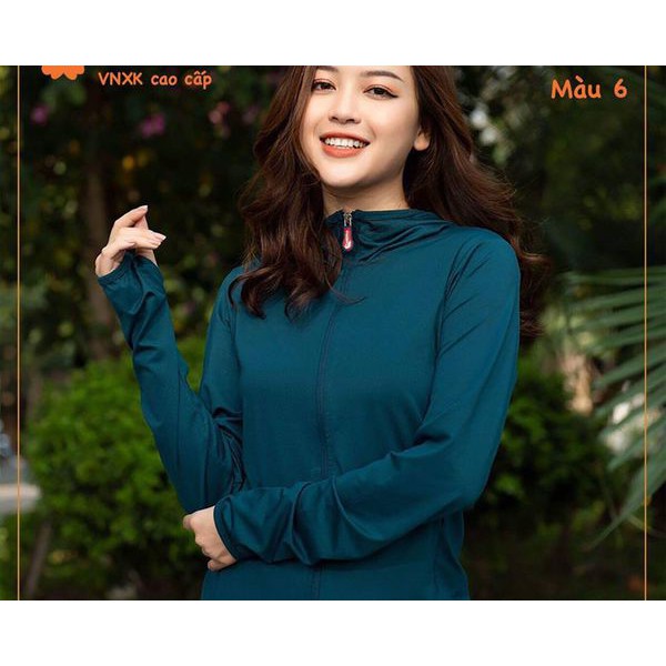 Áo chống nắng GU 2 LỚP DÁNG NGẮN CHO NỮ BO GẤU, GỌN GÀNG, NĂNG ĐỘNG
