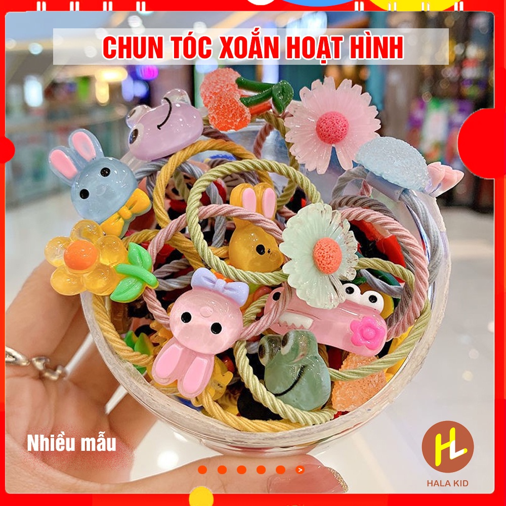 Chun tóc HOA QUẢ dễ thương cho bé- Nhiều mẫu (1 chiếc)