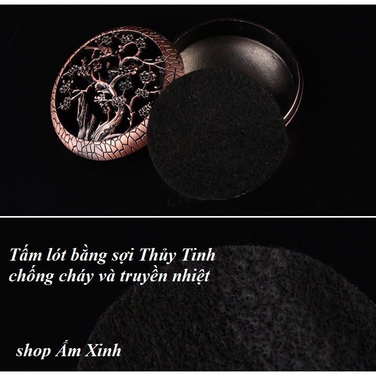 Chén Thủy Tinh Uống Trà Tay Cầm Tấm Lót Cách Nhiệt Bằng Gỗ