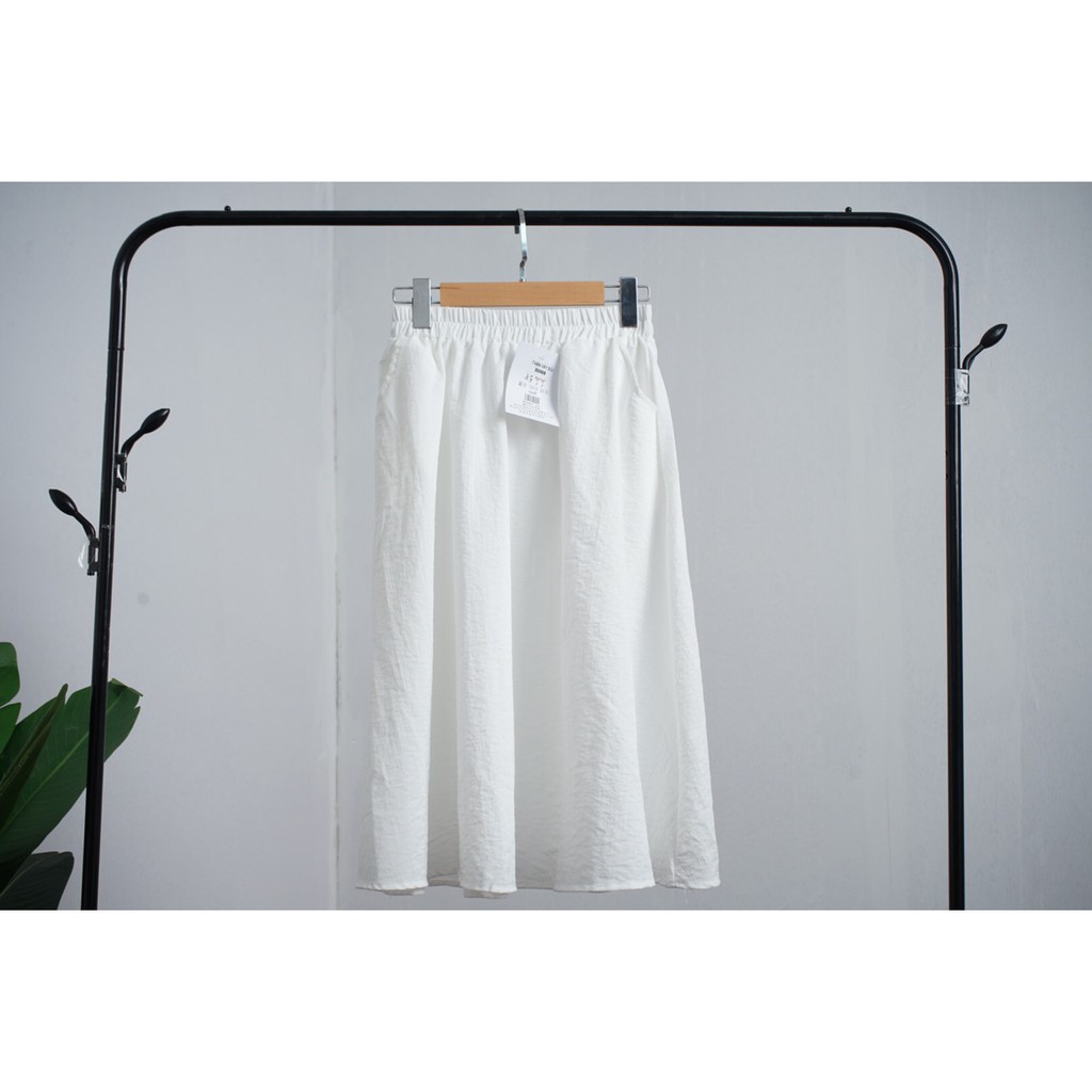 Chân Váy Dài Qua Gối Chất Đũi Eo Chun Sau nhiều màu - Hàng QC Zuca Shop | BigBuy360 - bigbuy360.vn