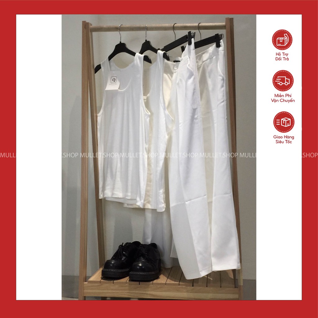 Áo Ba Lỗ Cotton Tăm Zip 100% hàng thiết kế Nam Nữ Big Size 80kg