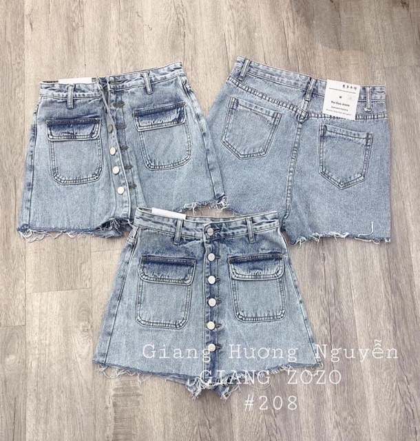 Quần jeans giả váy