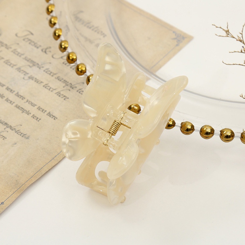 Kẹp Tóc Hình Bướm / Da Báo Kiểu Pháp Cổ Điển Thời Trang Cho Nữ